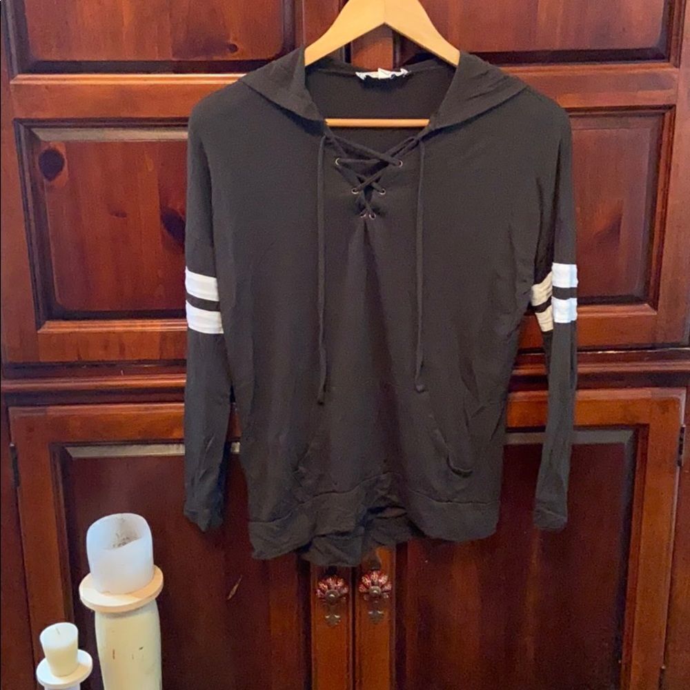 Pink Republic lightweight hooded pockets
